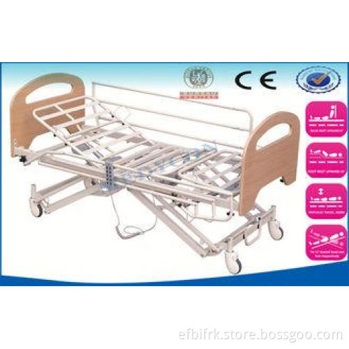 5 Function Electric Nursing Beds With Steel Side Rails , MD
